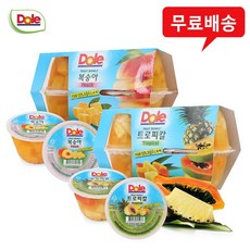 돌 후룻볼(4개입)x2팩(복숭아1팩+트로피칼1팩)/무배