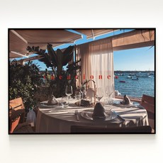 [아트밀] 쉼이 있는 여행사진 액자 90종 - 84 스페인으로 휴가, 1 (소형) A4액자_우드브라운