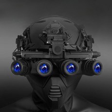 전술헬멧 야간 투시경 스코프 4안 야시경 적외선 블랙 패키지 6, 블랙 패키지 8