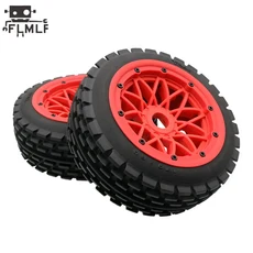 1/5 Hpi Rovan Kingmotor Rofun Baja 5B SS용 전면 또는 후면 타이어 나일론 휠 허브 또는 비드락 링 2 개, 21 Front Red Style2