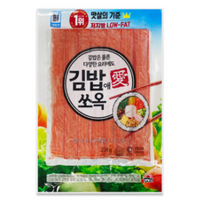 김밥애쏘옥맛살 231G/(주)사조대림, 2개, 231g