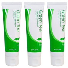 [블리샵]시드물 녹차 퓨어스킨 필링 젤 120ml x 3개 각질제거 얼굴각질 부드러운피부결