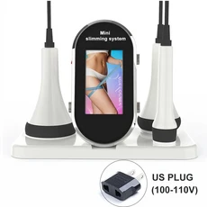 3-IN-1 다극 무선 주파수 40K 공동현상 초음파 슬리밍 피부 리프팅 안티 셀룰라이트 지방 제거 바디 마사지, 02 US PLUG