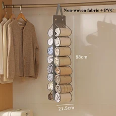 티에이치 가죽 자동차 수납 가방 시트 정리함 티슈 컵홀더 메쉬 포켓 수납함 걸이형, 01 1PC