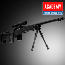 [아카데미과학] 17120BK AWM 저격소총 스나이퍼 라이플 에어소프트건 검정, 1개