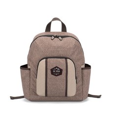 sa ana EXPLORE 探索生活後背包，輕巧耐用，多隔層收納，舒適背負系統, 奶茶色拼接, 1個