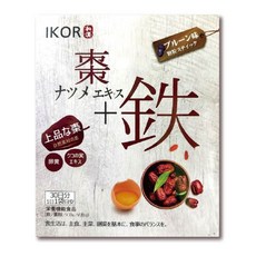 IKOR和漢 氣巡棗鐵顆粒食品 蛋奶素 鐵 葉酸 B6 B12, 1個, 1盒