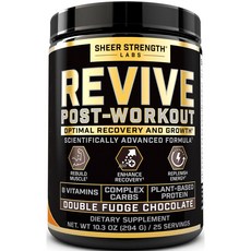 Sheer Strength Labs 鍛鍊後活力補充沖泡粉 雙層軟心巧克力口味, 1罐, 294g