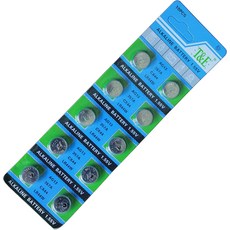 새로운 T&E 10Pcs Ag13 Lr44 357 Sr44Sw 알칼리성 배터리