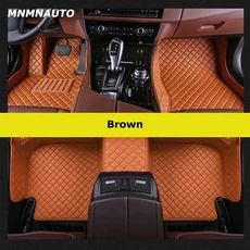 MNMNAUTO 맞춤형 자동차 바닥 매트 닛산 맥시마 자동차 카펫 풋 코체 액세서리, 08 Brown_01 Maxima