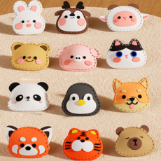 루미또와 귀여운 동물 키링 만들기 스티치 DIY 키트 세트, 세트B, 1개, 혼합