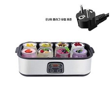 요구르트 제조기 요거트메이커 요플레만드는기계 요구르트만들기 홈카페 주방가전 발효기 그릭요거, 8컵 1.4L EURChina 중국에서 구매