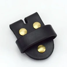 Deepeel 남성용 벨트 연결 가죽 벨트 핀 버클 헤드 연결 루프 솔리드 황동 리벳 걸쇠 DIY 가죽 공예 액세서