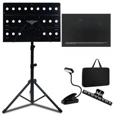 높이조절독서대 스탠딩 노트북 북스탠드 거치대, 1.7m 디럭스 접이식 블랙