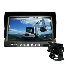 勝利者 9吋 液晶高清 工程車 農用機具 割稻機 大巴貨車影像顯示器 視覺輔助系統, 1個