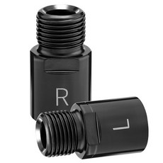 시그니처베이지 자전거 페달 크랭크 연장 액슬 익스텐더 YPZ467, 1개, 블랙