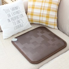 韓一醫用暖炕王電熱墊, 格子棕色 1 人用 (45 x 45cm)