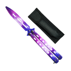 타이거피스트 대거 발리송 히어로즈 트레이너 버터플라이나이프 나비칼 파우치포함, 3. 갤럭시