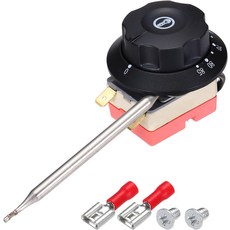 오븐 튀김기 냉장고 히터용 온도 조절 스위치 250V 16A 30-85C 모세관, 1, 16A 30-85°C