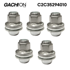 5개 C2C35294010 재규어 S 타입 X XJ XJR XF 1999-11 용 휠 러그 볼트 스터드 너트