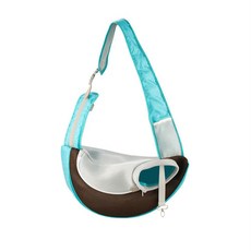 휴대용 애완 동물 이동장 강아지슬링백 고양이캐리어 반려동물 고양이 포대기 이동가방, 녹색