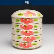 세라믹 물감 파레트 5단 도자기 팔레트 동양화 유화 회화 안료용 화구 접시, 1개