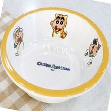 반찬그릇 원형 14cm 간식 접시 캐릭터