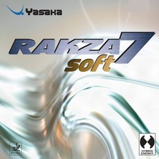 【雙兵桌球】YASAKA RAKZA 7 Soft, 黑色 MAX, 1個