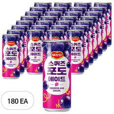 델몬트 스퀴즈 포도 에이드, 240ml, 180개