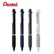 PENTEL 펜텔 에너겔 3색 볼펜 XBLC35, 화이트