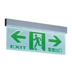 舞光 LED緊急指示燈 向左 向右 出口 雙向 自動充電 平常亮 停電亮 緊急照明, 1個