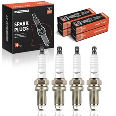 A-Premium 이리듐 및 플래티넘 스파크 플러그 베타 알프 350 M4 350 2004-2013 및 스즈키 DR 350 1994-1997과 호환 4개 세트, A-Premium 이리듐 및 플래티넘 스파크 플러그,
