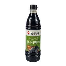 햇살담은 염도낮춘 발효 다시마 간장, 840ml, 2개