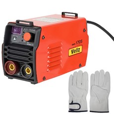 Wellz 變頻電弧焊機 mini + 氬氣手套 套組, WWM-170S, 1套