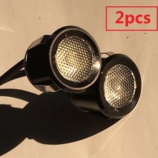 홍수 독수리 눈 led 자동차 사이드 미러 도어 페달 퍼들 스타일링 라이트 방수 drl 일광 역방향 백업 미등 전구, 2pcs, Red light, For Universal