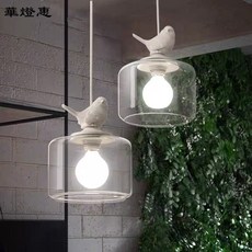 華燈惠 美式田園鄉村風小鳥吊燈 餐吊燈 吧檯燈 LED吊燈