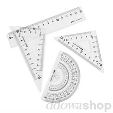 또와상회 학습용 자 4종 세트 각도계