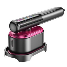 數顯7擋蒸汽熨斗 手持掛燙機 便攜熨燙機 家用蒸氣掛燙機 手持蒸氣掛燙機 蒸汽熨斗 便攜小巧 溫度調節 燙衣, 美規插頭