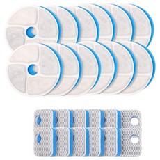 Bornoon WF040 고양이 정수기 필터, 12개