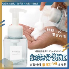 慕斯瓶 起泡器 打泡器 洗臉 慕斯瓶 豐富細膩泡沫, 250ml(透明)