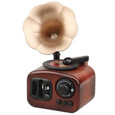 올라운더 유럽 복고풍 축음기 오르골, 브라운