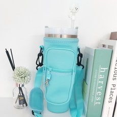 [스탠리 호환 텀블러백] 엔디원 텀블러 보호 파우치 가방, 1개, 민트블루 1180ml