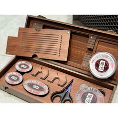 桃園東區釣具 HR 岩溶 HB-2735 木製釣蝦槍箱，堅固耐用，保護釣具，方便攜帶, 1個