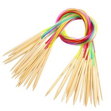 대바늘 줄대바늘 줄바늘 뜨개바늘 18개, 1개