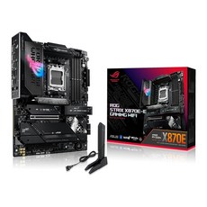 미국출고 평점4.5+ 158285 ASUS ROG Strix X870E-E 게이밍 WiFi AMD AM5 X870 ATX 마더보드 18+2+2 파워 스테이지 다이내믹 OC 스, 미국출고 평점4.5+ 158285 ASUS ROG St