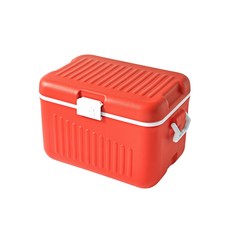 아이실리 대용량 아이스박스 대형 업소용 플라스틱 아이스박스, 40L, 적색