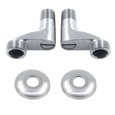 止水彎頭 304不鏽鋼Z字型進水開關, 1個, 304不鏽鋼止水彎頭