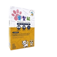 鴻睿 寶聖能寵物用益生菌膠囊，調整體質，增強免疫力，呵護腸道健康，寵物保健首選, 1個, 寶聖能寵物用益生菌膠囊 30粒