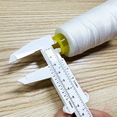 플라스틱 버니어 캘리퍼스 노기스 두께 지름 깊이 측정 눈금자 내경 외경 정밀 치수 측정기 켈리퍼스, 1개