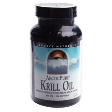 SOURCE NATURALS 磷蝦油軟膠囊 500mg, 1罐, 120顆